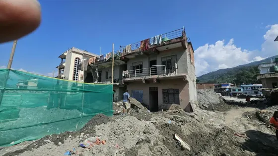 MNBC Nepal Flood Relief Mission documenting humanitarian efforts, affected communities and disaster recovery activities.
