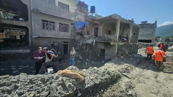 MNBC Nepal Flood Relief Mission documenting humanitarian efforts, affected communities and disaster recovery activities.