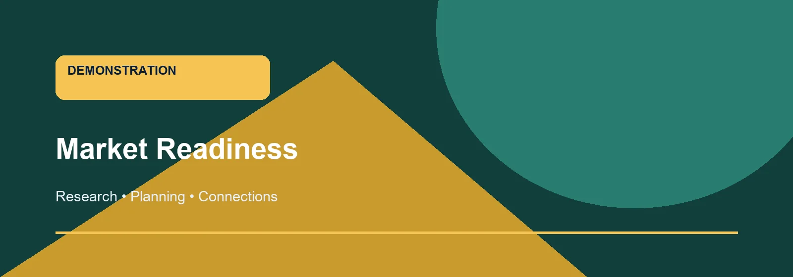 Sample artwork for Market Readiness