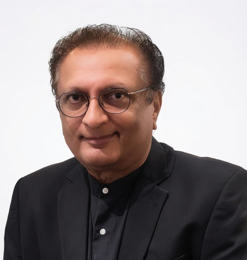 Portrait of Rajkumar R G Sheth, Honorary Treasurer of MNBC