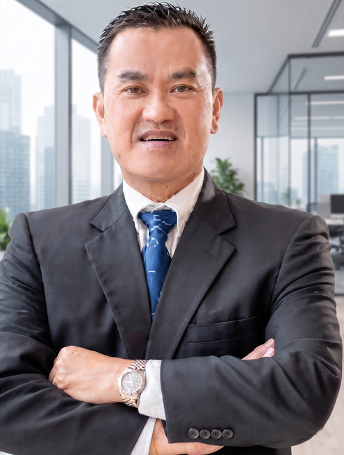 Portrait of Datuk Seri Dr Chai Kee Kan, Entrepreneur, Group Executive Chairman & Retail Pioneer of MNBC